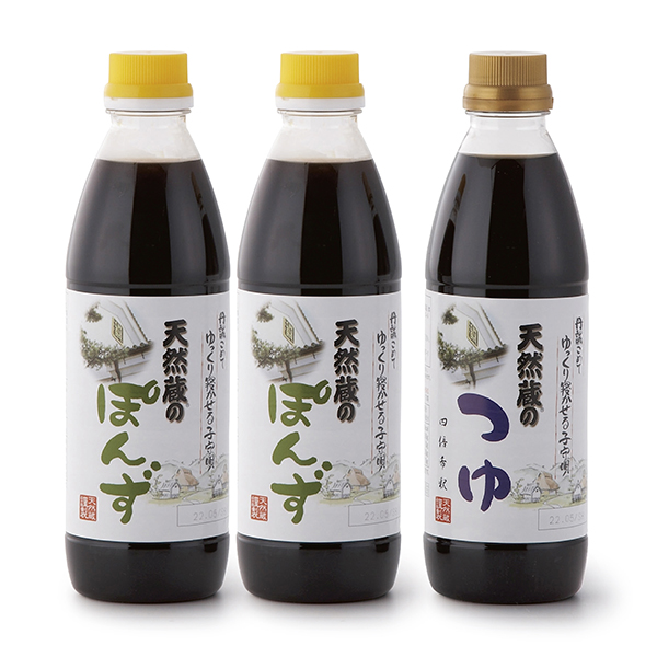 伊賀越　天然蔵ぽんず・つゆ詰合せ