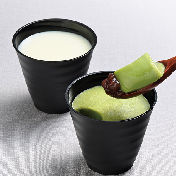 十勝小豆ミルクプリンセット